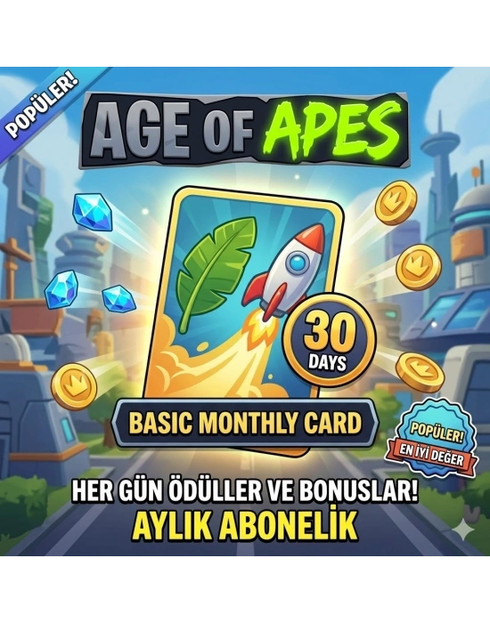 Age of Apes Basic Monthly Card