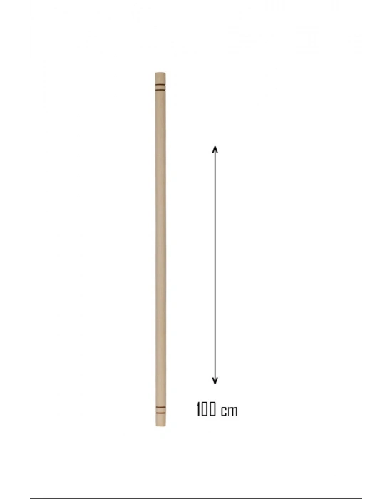 Ahşap 100 cm Hamur Açma Şekillendirme Oklavası Royaleks-56041
