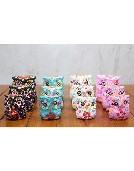 Ahşap 3lü Baykuş Seti Model 3