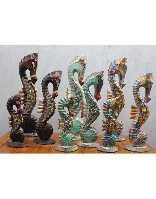 Ahşap 3lü Denizatı Kumlu