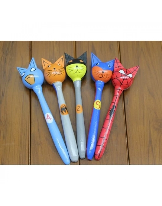 Ahşap 5li Marakas Seti Model 1