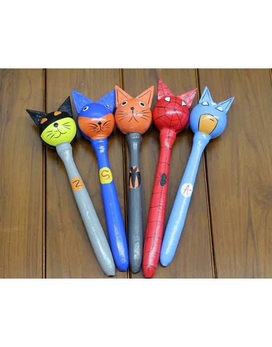 Ahşap 5li Marakas Seti Polos:13