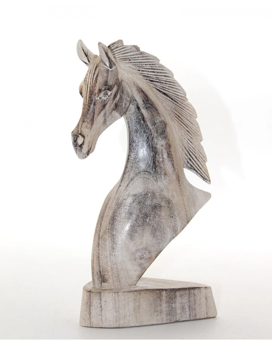 Ahşap At Büstü 25 cm