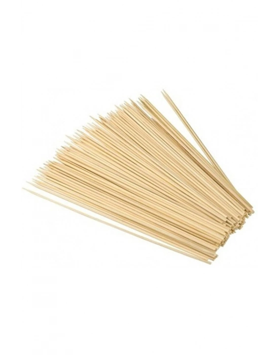 Ahşap Çöp Şiş Çubuğu 25 Cm - 50 Adet