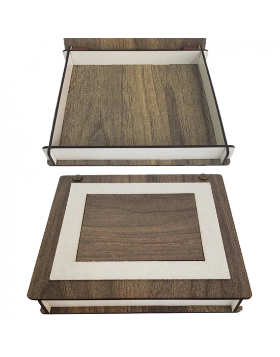 Ahşap Derili Hediye Kutusu