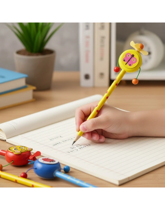 Ahşap Figürlü Kurşun Kalem