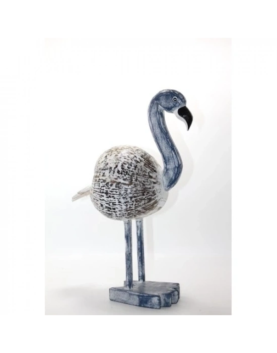 Ahşap Flamingo Figürü