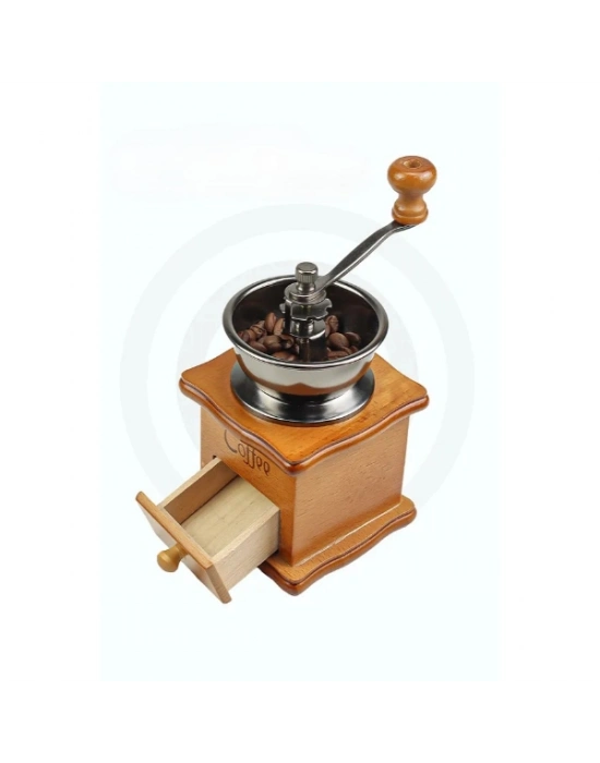 Ahşap Kahve Değirmeni