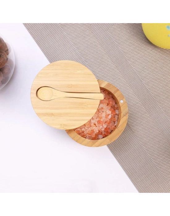 Ahşap Kaşıklı Baharatlık