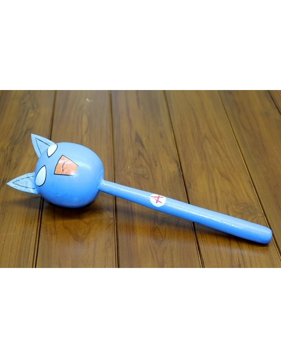 Ahşap Kedili Marakas Tekli Polos:26