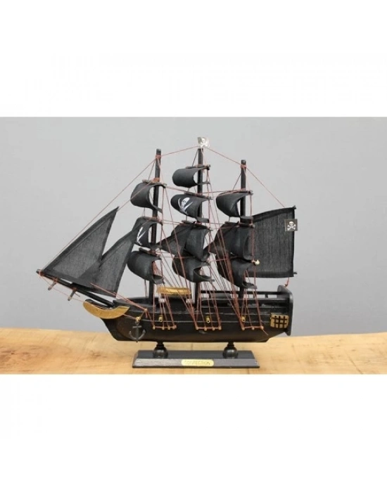 Ahşap Korsan Gemisi 30x33 cm