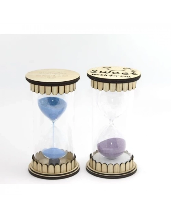 Ahşap Kum Saati Model 2