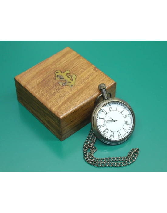 Ahşap Kutulu Köstekli Saat Model 1