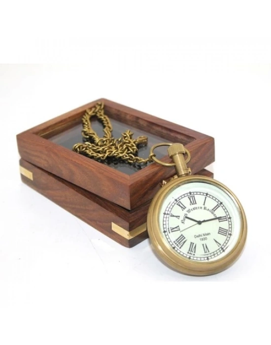 Ahşap Kutulu Köstekli Saat Model 3