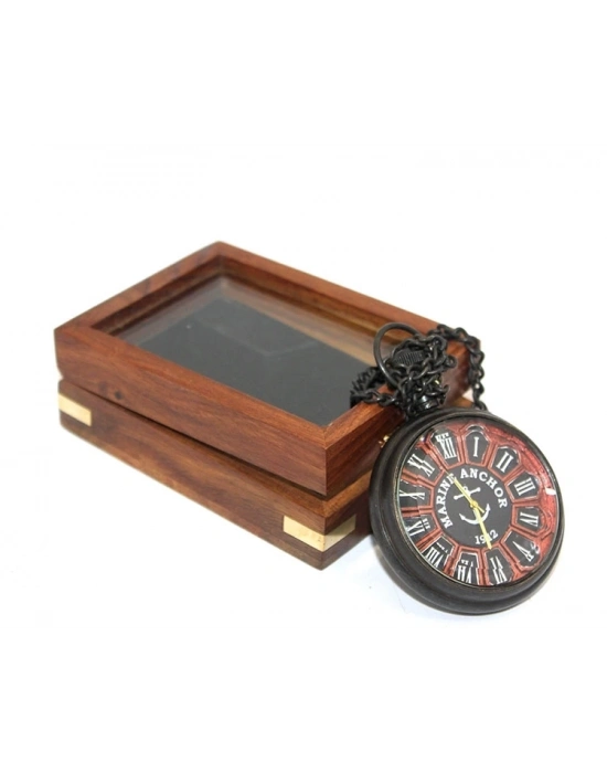 Ahşap Kutulu Köstekli Saat Nı4341g