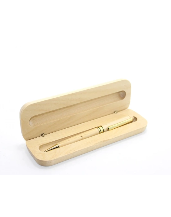 Ahşap Kutulu Tükenmez Kalem Model 1