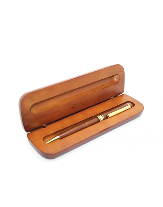 Ahşap Kutulu Tükenmez Kalem Model 4