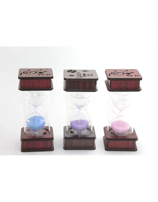 Ahşap Ledli Kum Saati Model 1