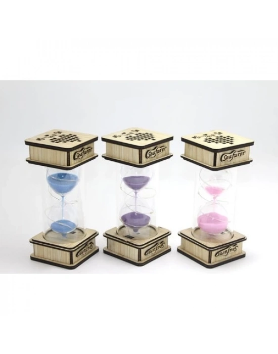 Ahşap Ledli Kum Saati Model 2