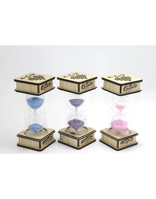 Ahşap Ledli Kum Saati Model 2