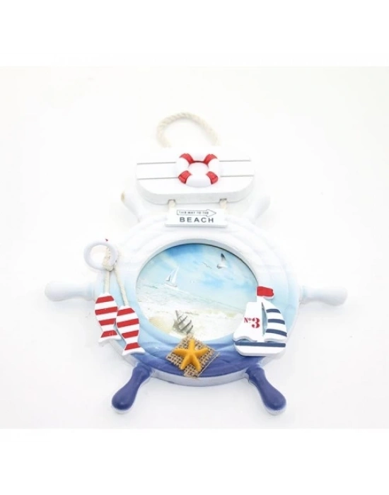 Ahşap Marin Dümenli Çerçeve Model 3