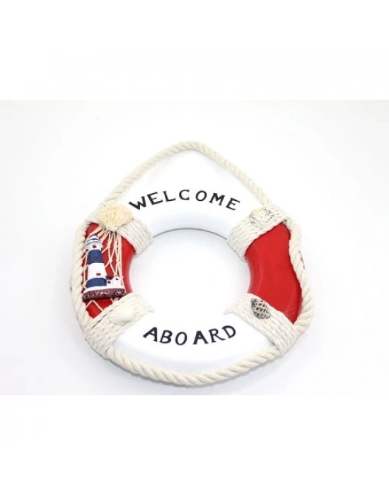 Ahşap Marin Duvara Asmalı Simit Model 2