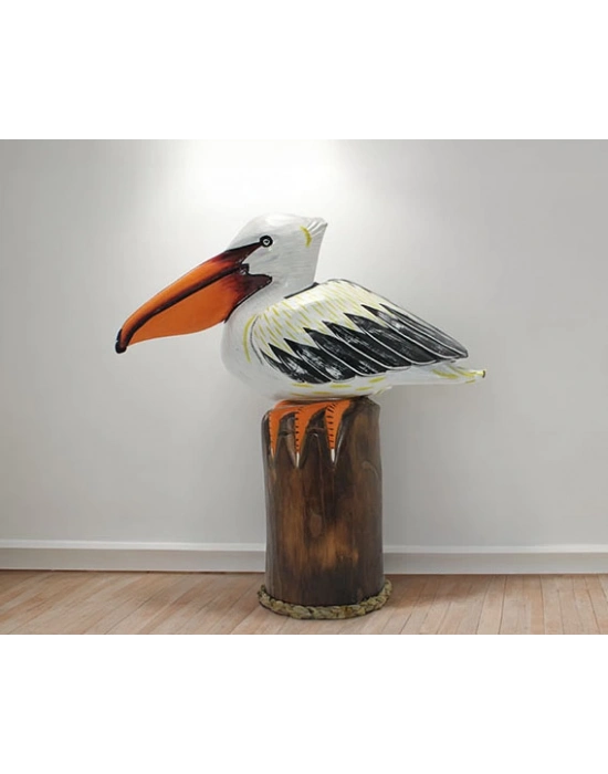 Ahşap Pelikan 45 Cm