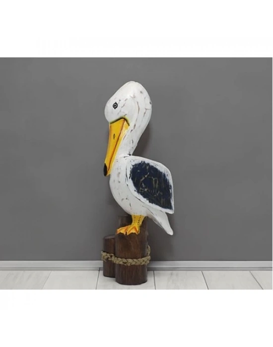 Ahşap Pelikan 50 Cm