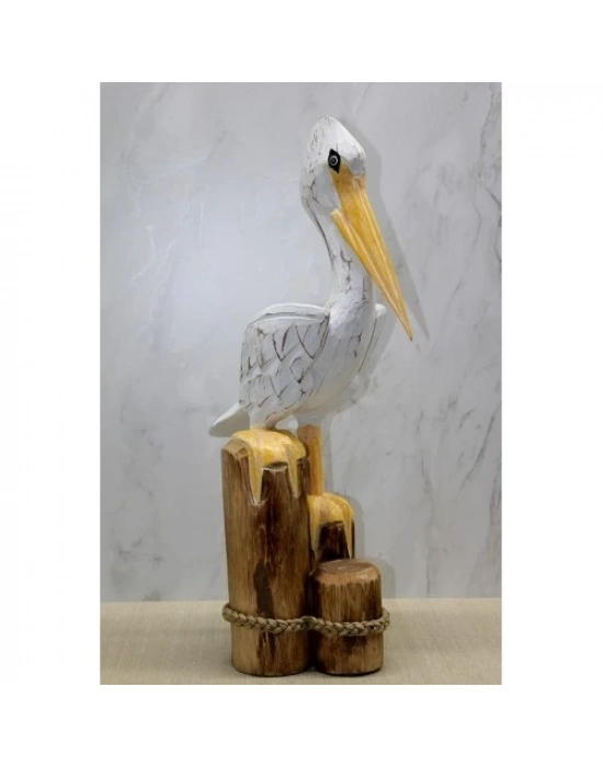 Ahşap Pelikan 60 Cm