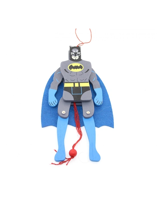 Ahşap Sallanan Batman Figürü