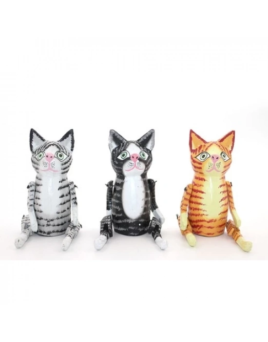 Ahşap Sallanan Kedi