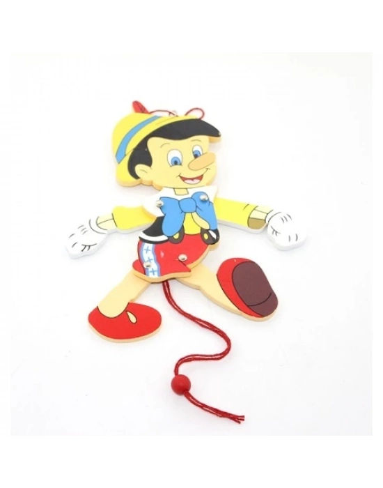 Ahşap Sallanan Pinokyo Figürü