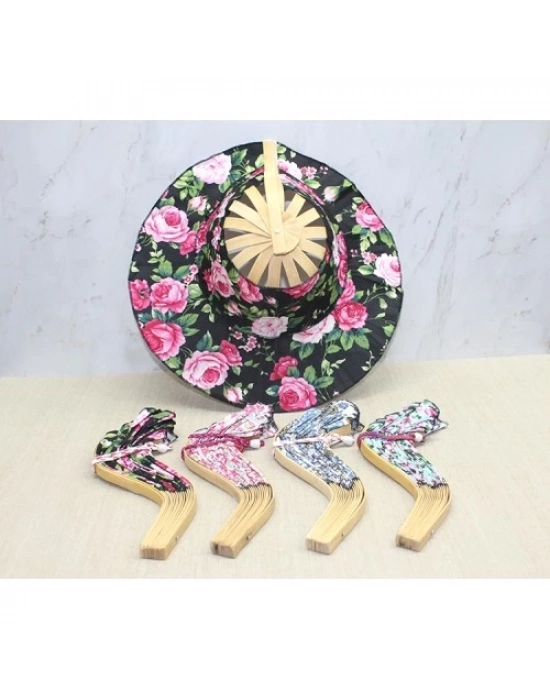 Ahşap Şapkalı Yelpaze