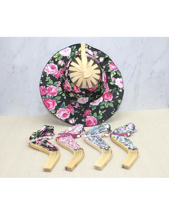 Ahşap Şapkalı Yelpaze Alk3573