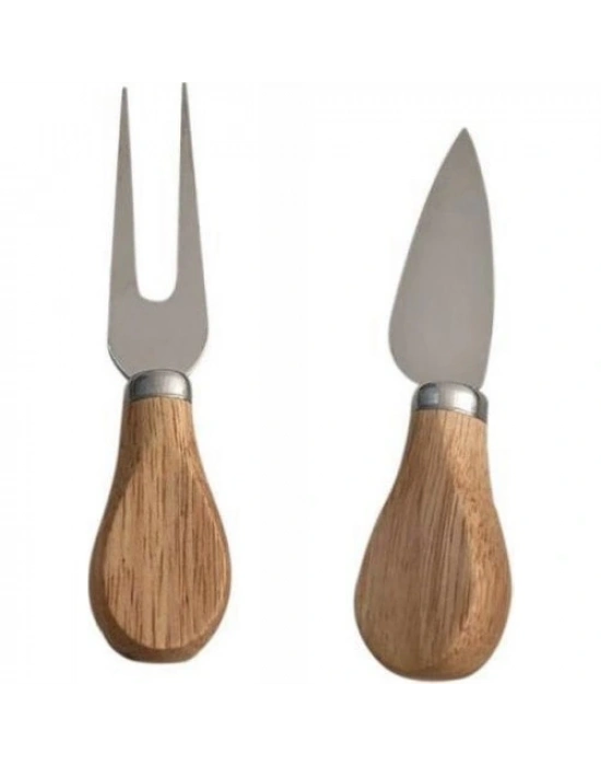 Ahşap Saplı 4 Lü Peynir Bıçağı Seti