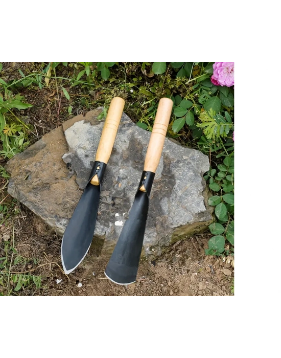 Ahşap Saplı Bahçe El Aletleri Seti 2 Adet