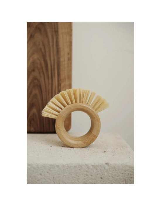 Ahşap Sebze Meyve Yıkama Fırçası