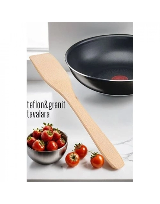 Ahşap Spatula Doğal Gürgen Ağacı 717902