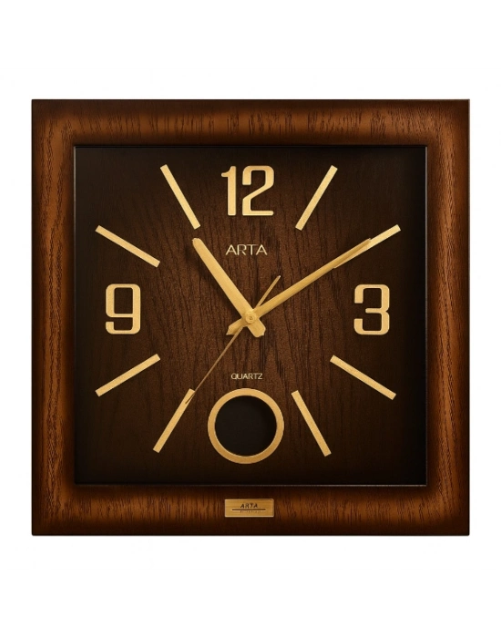 Ahşap Tasarımlı Duvar Saati