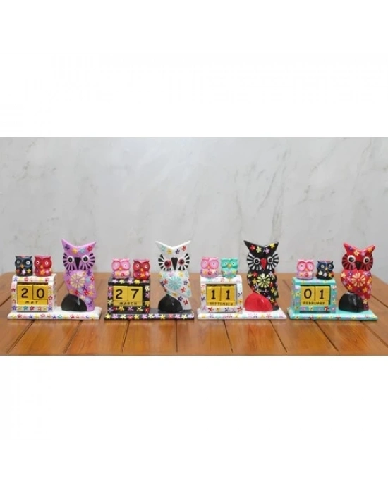 Ahşap Tekli Baykuş Takvim