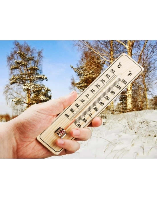 Ahşap Termometre