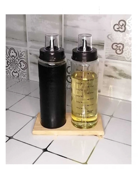 Ahşap Yağdanlık Altlığı -2 Bölmeli Yağlık Sosluk Standı