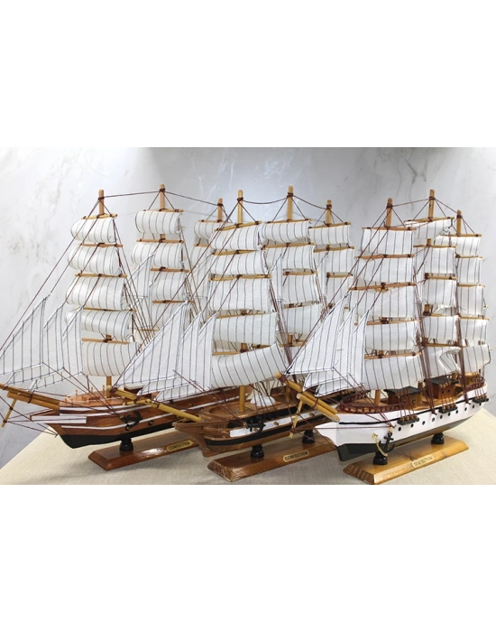 Ahşap Yelken Gemi Model 3