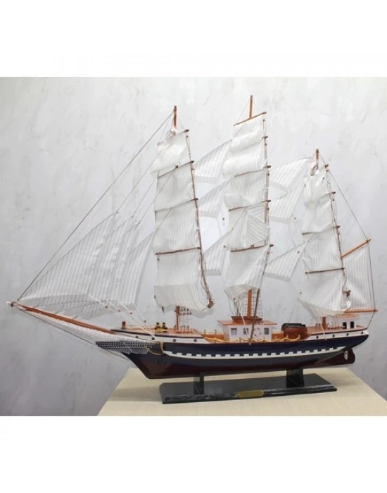 Ahşap Yelken Gemi Model 4