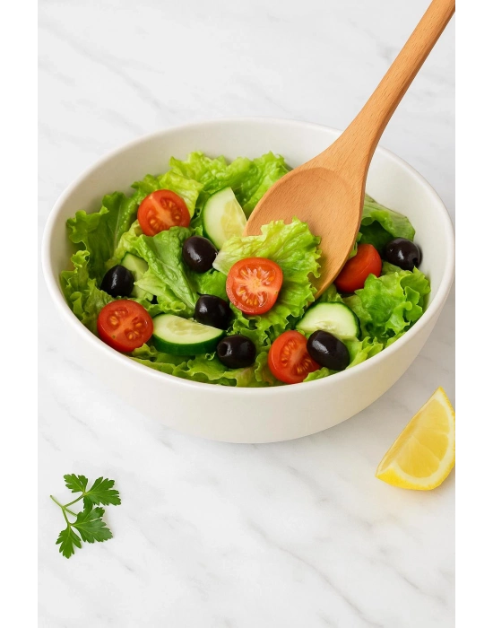 Ahşap Yemek Hazırlık Kaşığı 27 cm