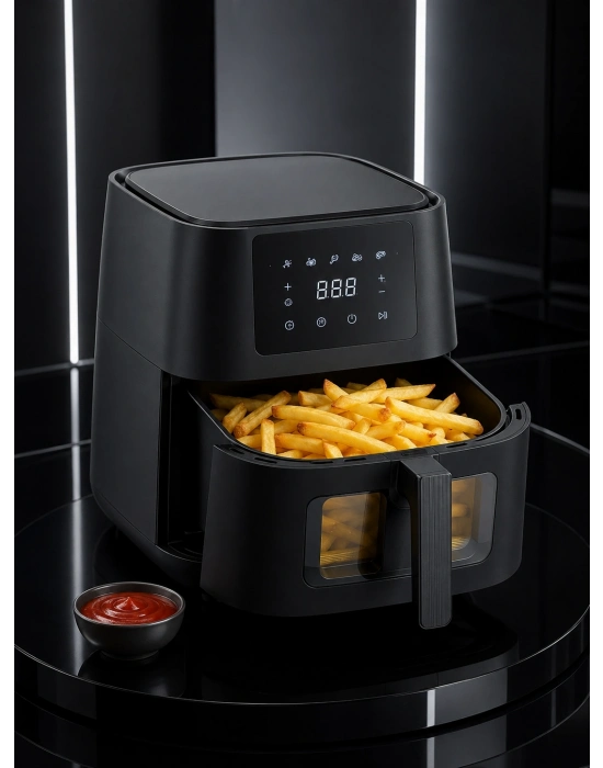 Air Fryer Mutfak Pişirme Cihazı Çok Programlı Dokunmatik