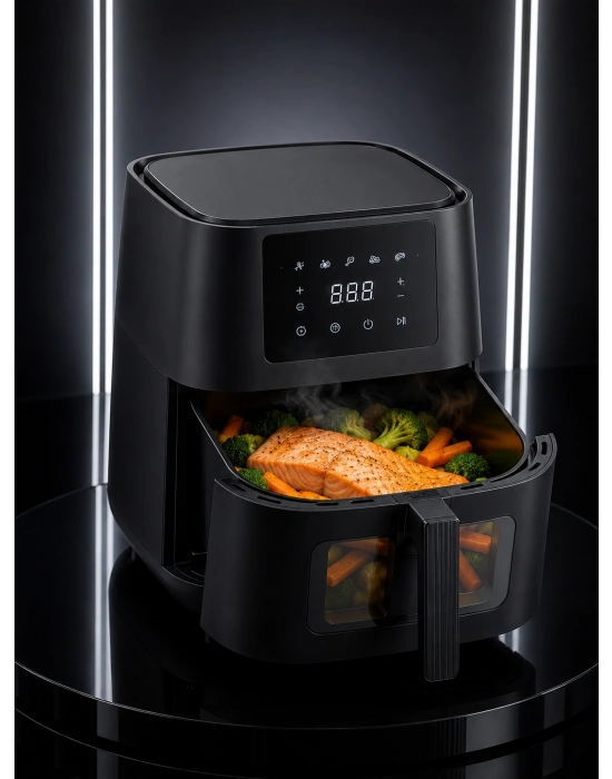 Air Fryer Mutfak Pişirme Cihazı Çok Programlı Dokunmatik