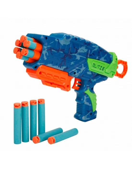 Air Warriors Blitz-6 12 li Sünger Dart Atan Silah 28 cm