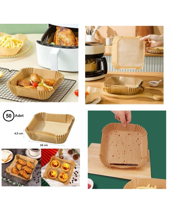 Airfreyer Fritöz Kağıdı Kare Xl / Xxl 100lü
