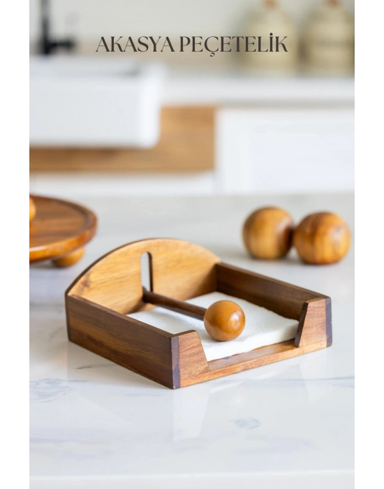 Akasya Ağacı Peçetelik - Şık ve Fonksiyonel